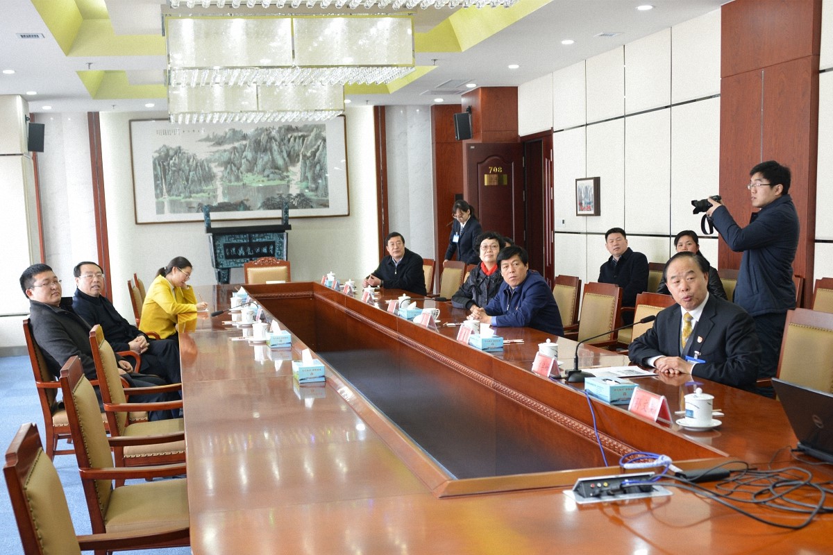 山東省委統(tǒng)戰(zhàn)部常務(wù)副部長趙強(qiáng)到我公司調(diào)研